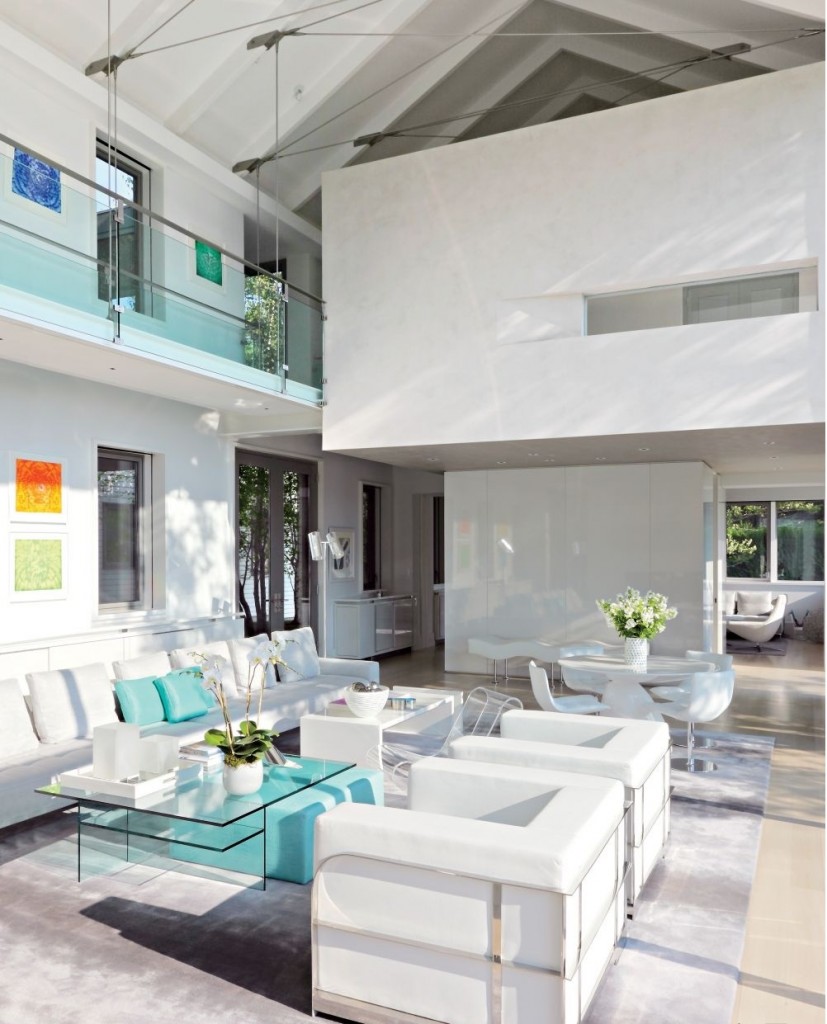 All White Living Room Design Ideas