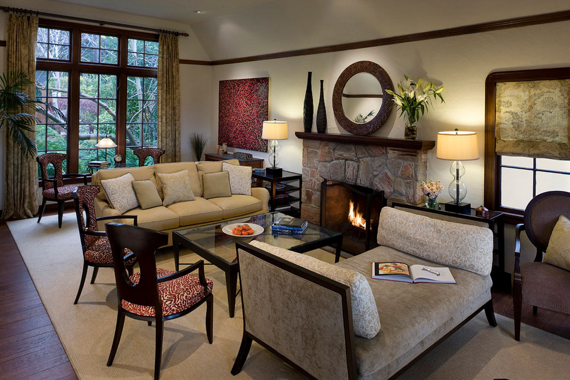 How to Decorate with Round Mirrors your Living Room