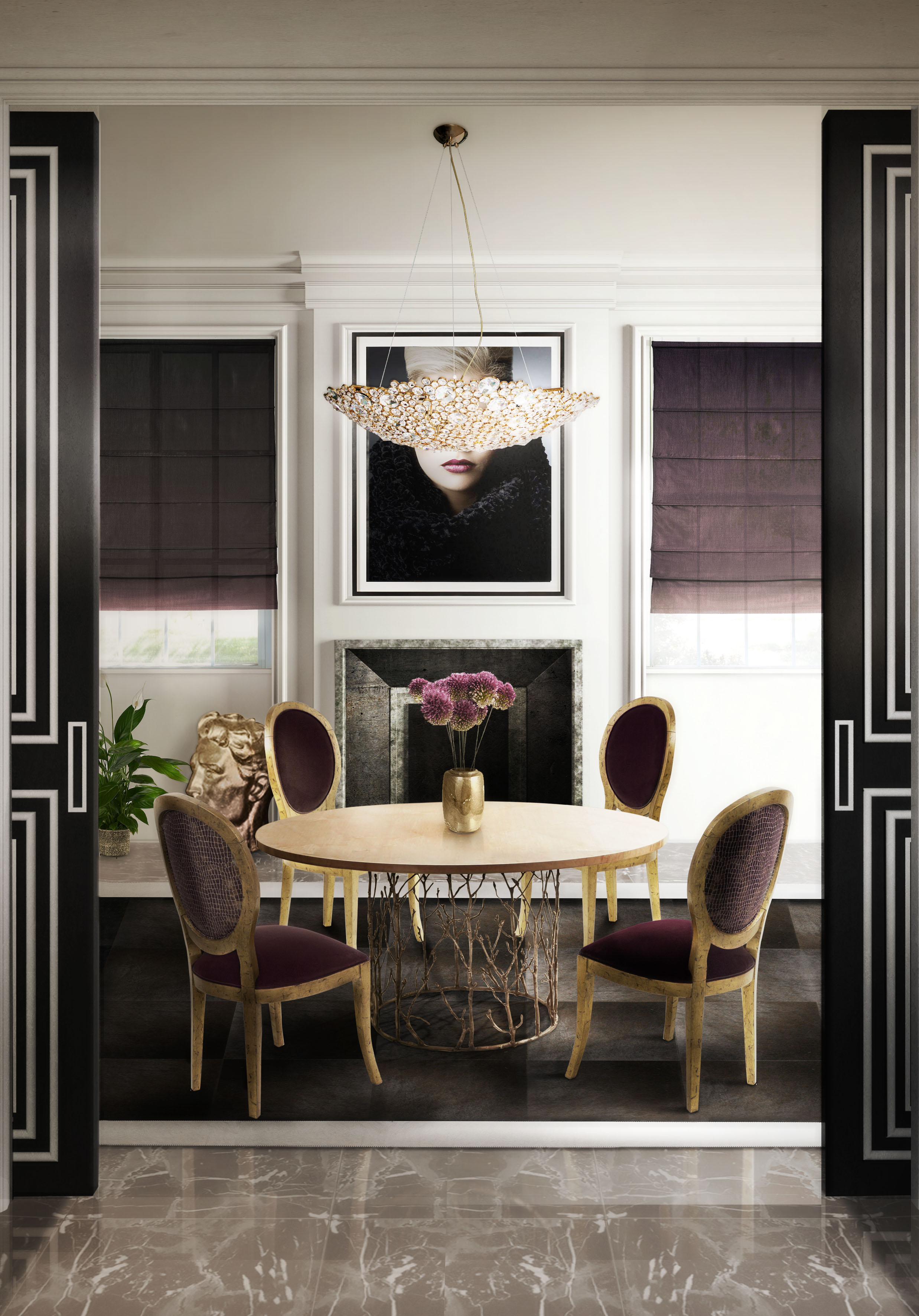 Top 10 Black Dining Rooms that will Delight You