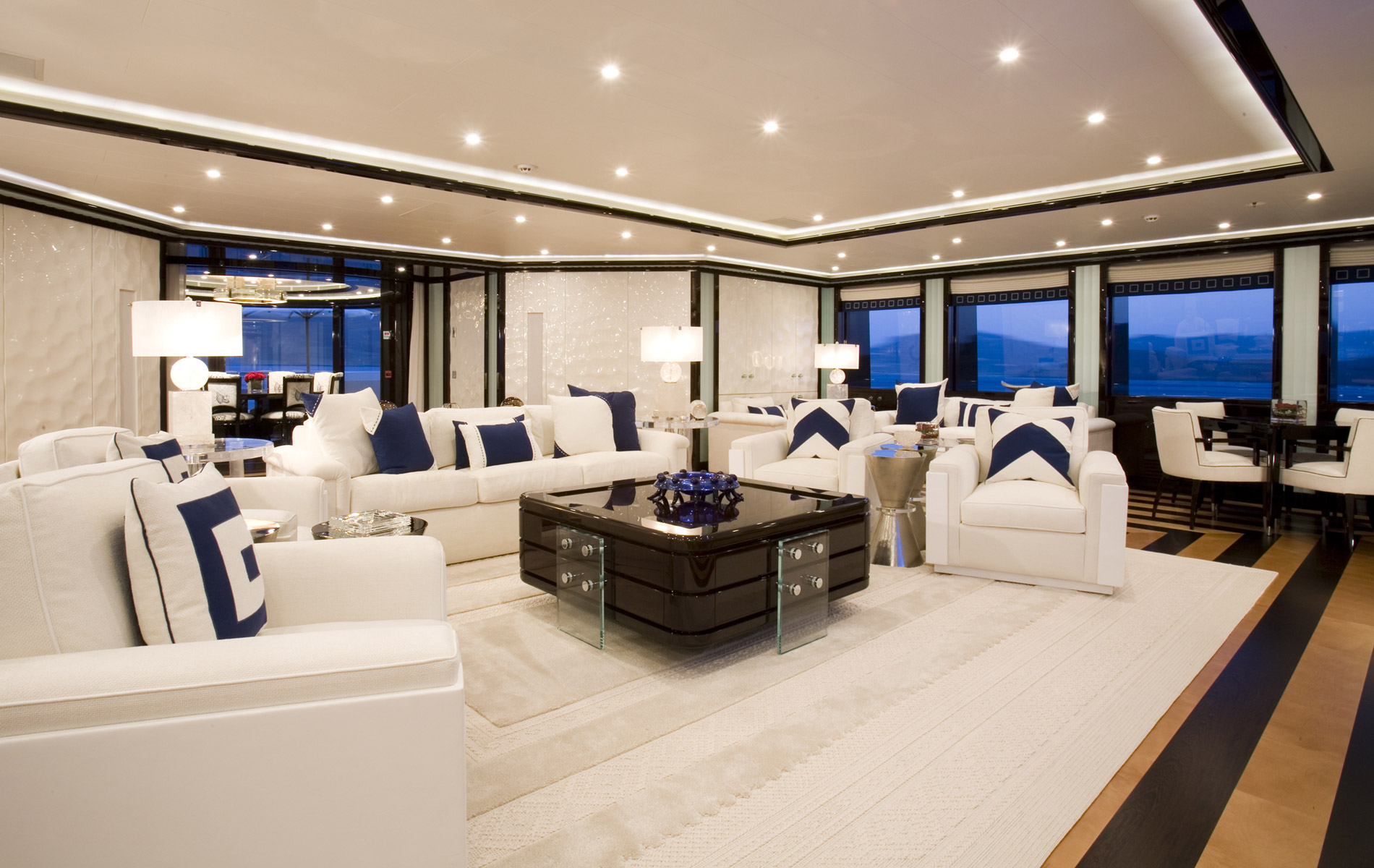 mary flores yacht interiors