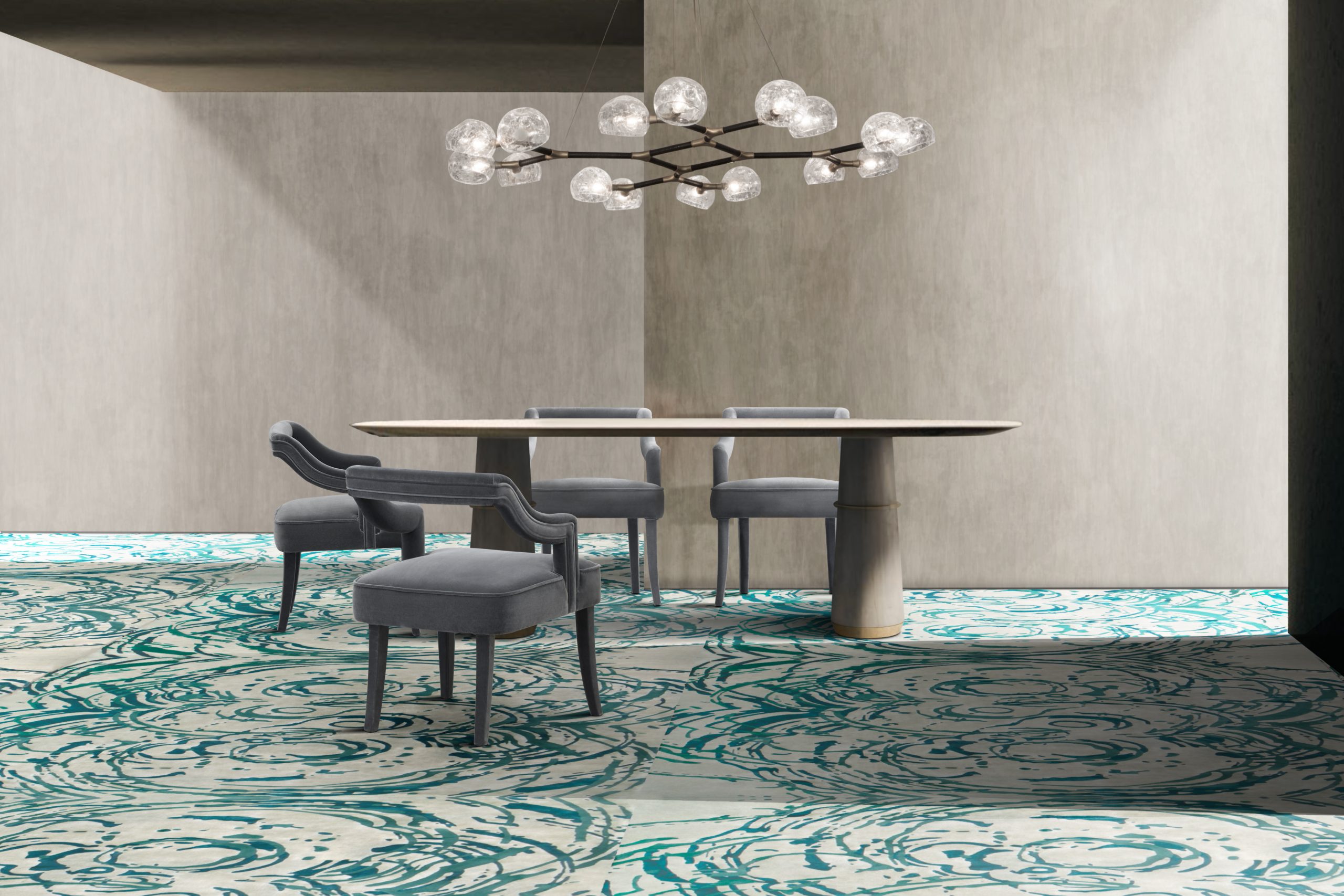 Modern Rug Designs for Dining and Living Rooms