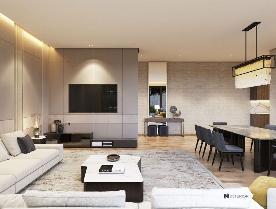 M Interior Modern Living Room Ideas