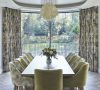 dining and living room design by cave interiors