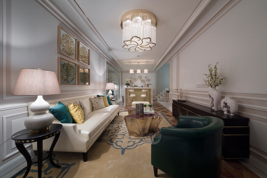Luxury Living Room Ideas by Ricky Wong Designers - Glory Yongqing Villa